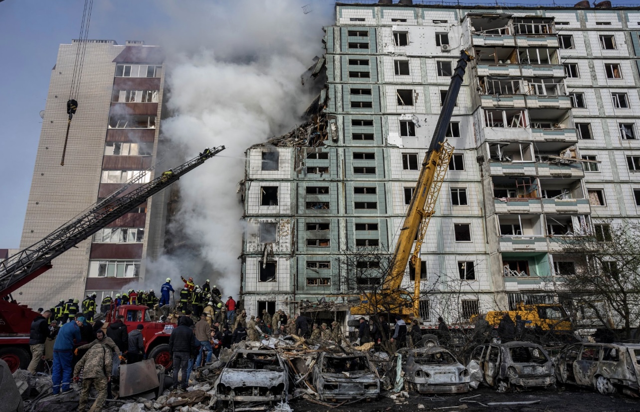 Zelensky condemns ‘vile’ Russian strikes lasting 12 hours