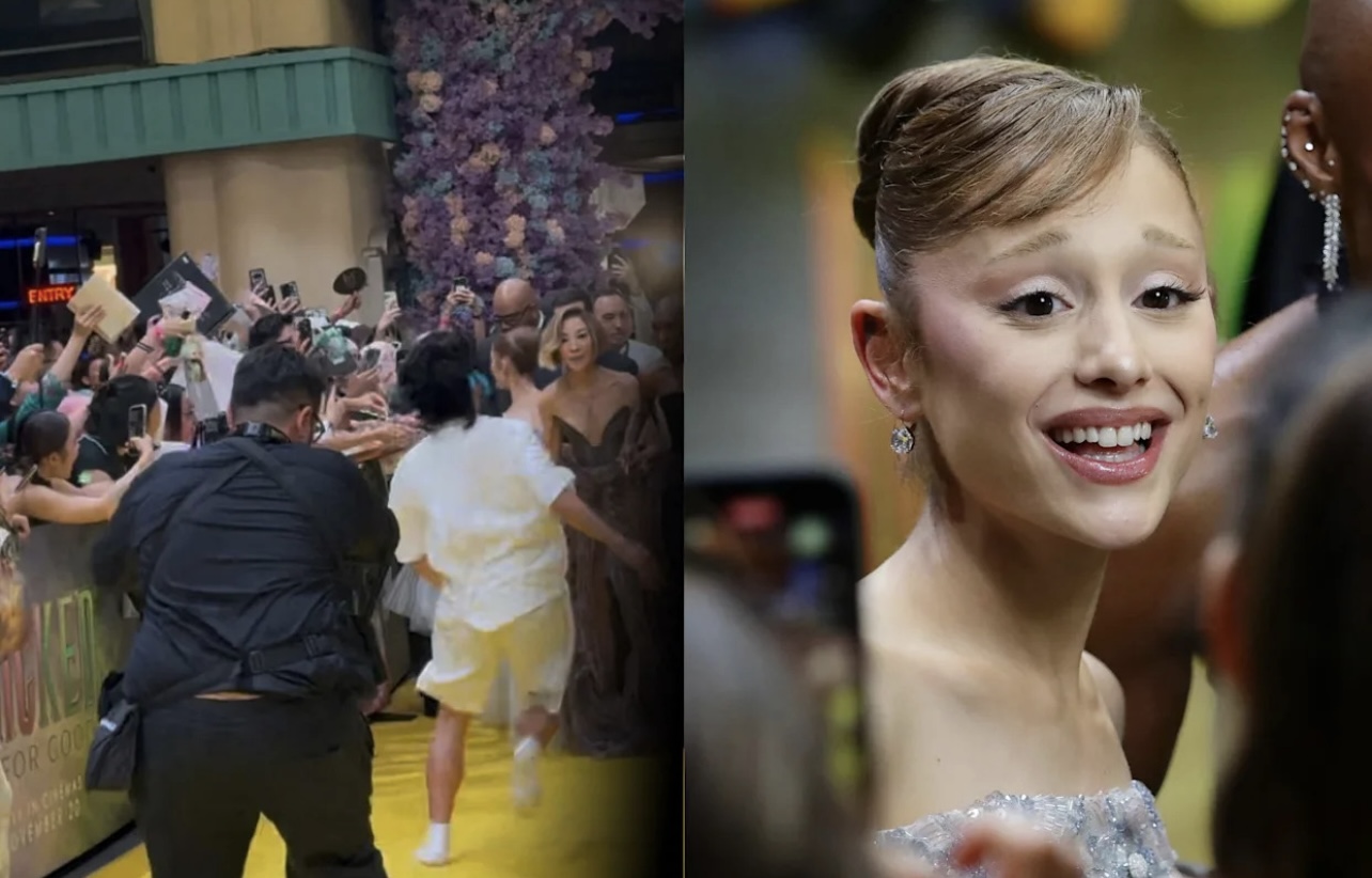 Man who grabbed Ariana Grande at Singapore premiere jailed for nine days