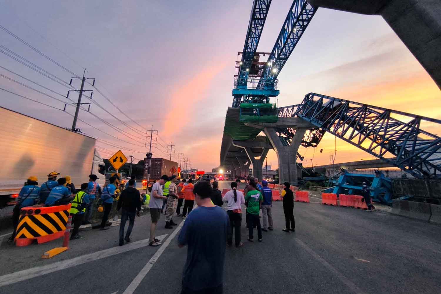 Two Dead After Another Construction Crane Collapses in Thailand